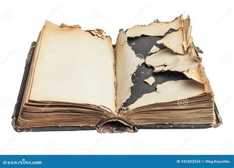 damaged book revealing  story  time  torn pages
