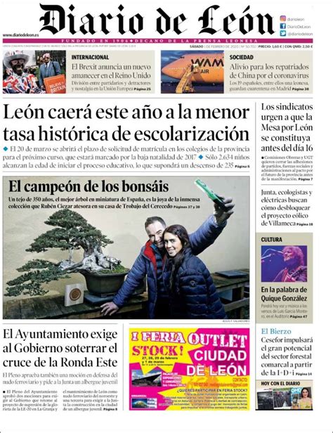 Periódico Diario de León España Periódicos de España Edición de