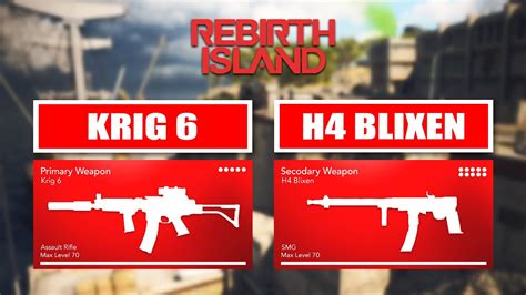 Krig 6 And H4 Blixen Best In Warzone Rebirth Island Best Class Setup