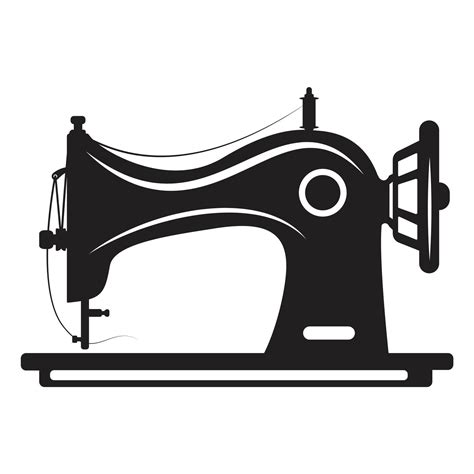 Manual Sew Machine Vector Icon Simple Illustration Of Manual Stitching