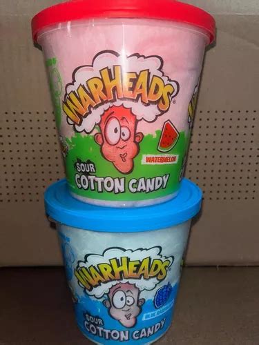 Warheads Sour Cotton Candy 2 Piezas Mercadolibre