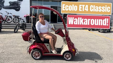 All New Et4 Classic Mobility Scooter Review Walkaround Youtube