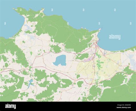 Annaba Province Of Algeria Open Street Map Stock Photo Alamy