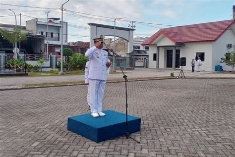 Prajurit Satlinlamil Peringati Hari Lahir Pancasila Dengan Khidmat