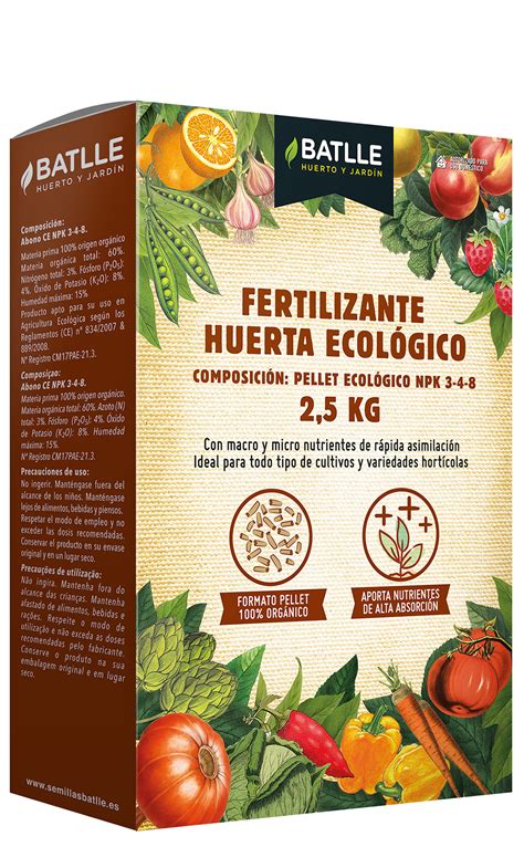 Fertilizante Huerta Eco Batlle Kg Abonos Calsilla