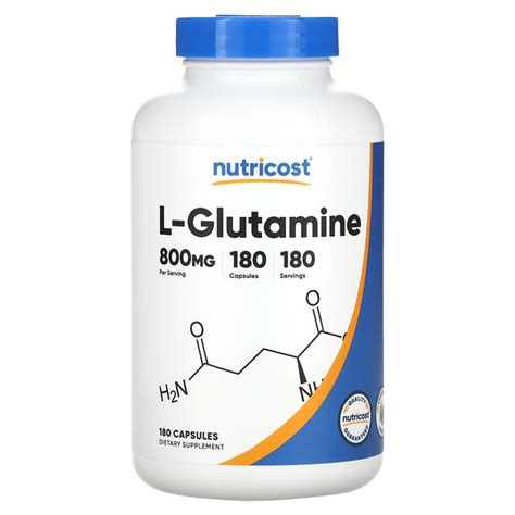 Nutricost L Glutamine 800 Mg 180 Capsules