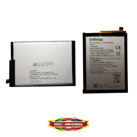 Original Battery For Infinix Hot 20 5G 2022 X666 5000mAh Garansi 1 Bulan Lazada Indonesia