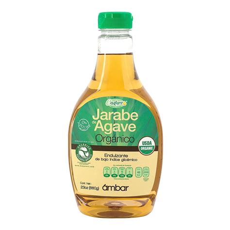 Jarabe de Agave Enature orgánico Ámbar 660 g Walmart en línea