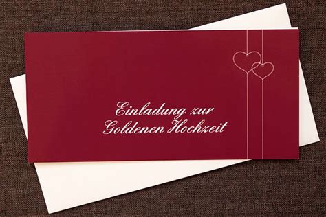 Einladungskarte Goldene Hochzeit Viele Schone Inspirationen In Der