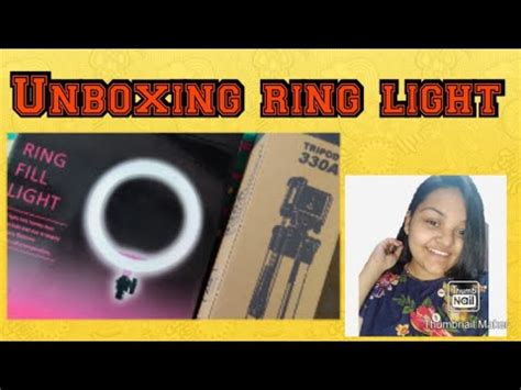 Unboxing Ring Light How To Assemble Ring Light In Tripod Stand YouTube