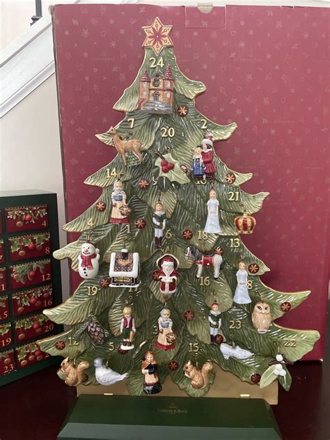 VILLEROY BOCH Christmas Toys Memory Advent Calendar Tree 2014 With