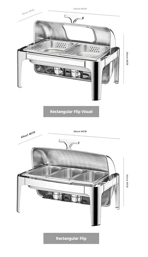 Luxury Buffet Chafing Dish In Dubai Stainless Steel Chef Litre Food