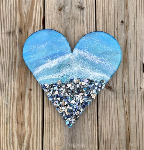 Fine Art & Collectibles :: Heart Shaped Ocean Painting