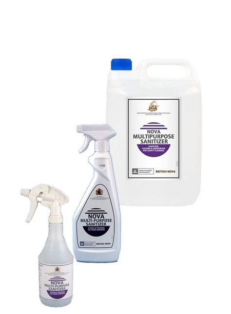 Nova Multipurpose Sanitizer Available In 3 Sizes Cleenol British