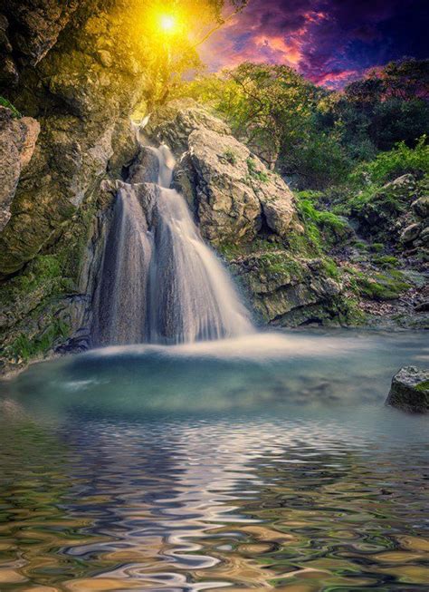 Fototapeten Wasserfall Fototapetenwelt De