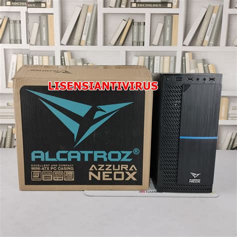 Casing Pc Alcatroz Azzura Neox Mini Atx With Watts Power Supply