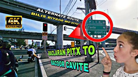 BACLARAN PITX PARAÑAQUE TO BACOOR CAVITE ALTERNATE ROUTE DB MOTOVLOG