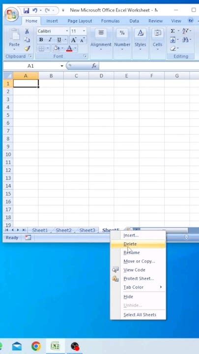 Excel में Sheet को Delete कैसे करते है How To Delete Sheet In Excel Youtube