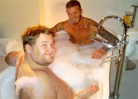David Beckham In Bath Tub Mag Scans Naked Male Celebrities
