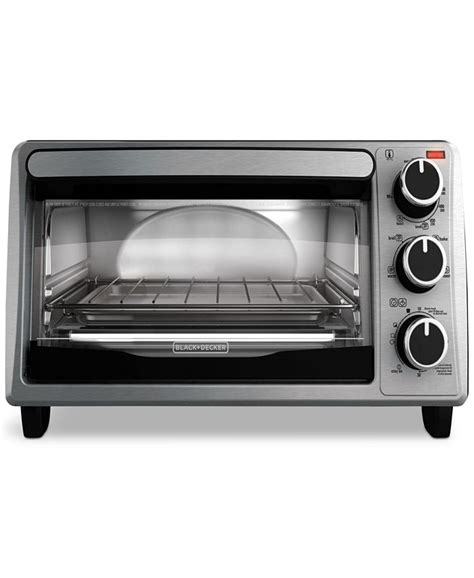 Black And Decker Stainless Steel 4 Slice Toaster And Broiler Oven Macys