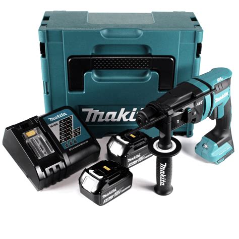 Makita Dhp482rfx1 2 X 18v 30ah Li Ion 13mm 12 Hammer Drill With