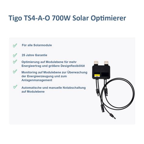 Tigo Ts A O W Solar Optimierer Optimizer Leistungsoptimierer Pv