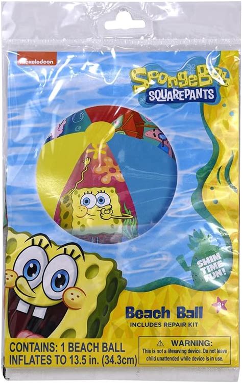 Pelota Inflable De Playa De Bob Esponja Yaxa Store