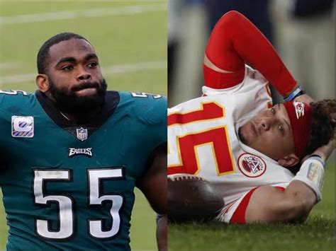 "He acted good!" Eagles' Brandon Graham ACCUSES Patrick Mahomes of faking injury during the ...