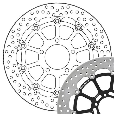 Bremsscheibe Moto Master 112209 Halo Vorn Schwimmend Racing Halo 5