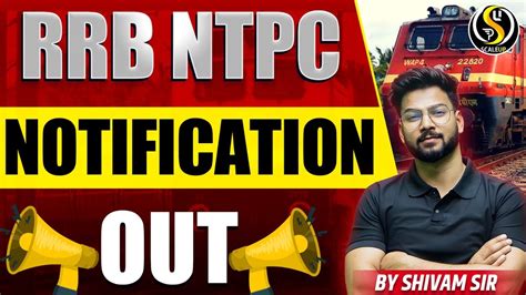 Rrb Ntpc Notification Out Vacancy Full Detail By Shivam Sir