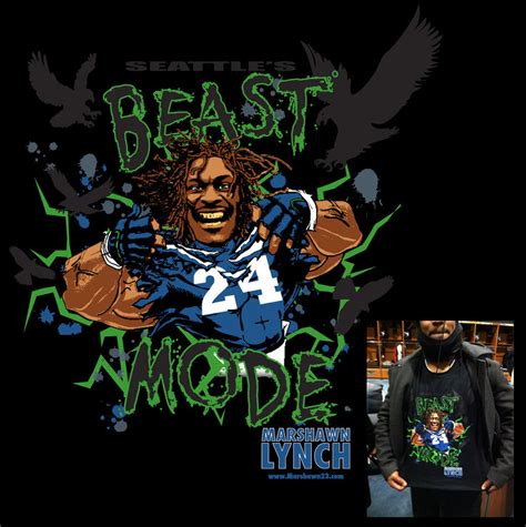 🔥 Download Marshawn Lynch Beast Mode By Michael Burleigh By