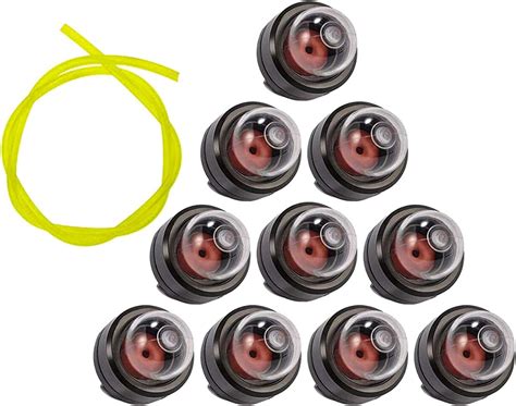 10x Petrol Snap In Primer Bulb Fuel Line Replacement For Ryobi Stihl