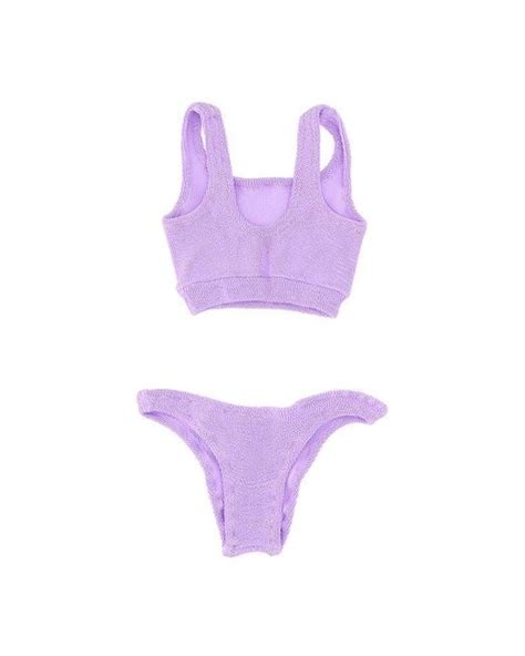 Reina Olga Ginny Boobs Bikini Set In Purple Lyst