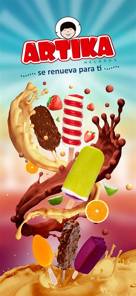 Redise O Artika Helados On Behance