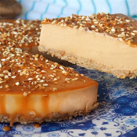 Tarta de queso y dulce de leche cremosa rápida y económica sin horno