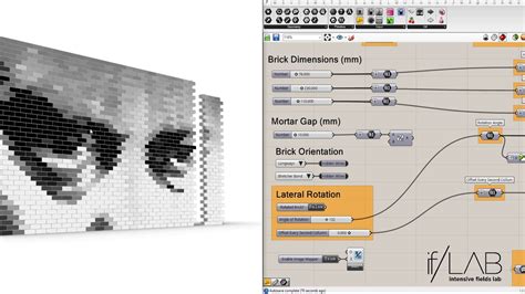 Parametric Brick Wall Generator Rhino And Grasshopper Youtube