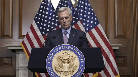 GOP Rep. Kevin McCarthy of California is resigning after his ouster as ...