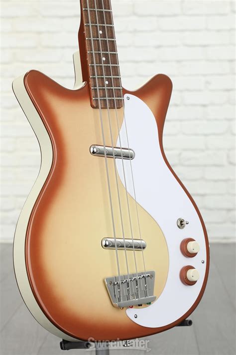 Danelectro 59dc Long Scale Bass Guitar Copper Burst Sweetwater