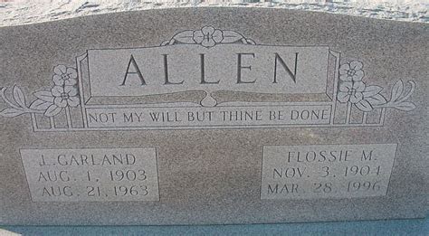 Flossie Mae Allen Find A Grave Memorial