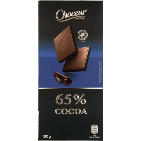 ROKSH Tafelschokolade CHOCEUR Zartbitter 65 Cocoa 100g