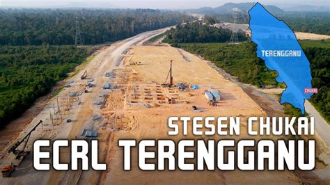 Stesen Ecrl Chukai Stn Pasir Minal Sungai Kemaman Terengganu