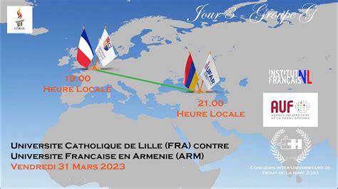 Concours 2023 Gp G Univ Catholique De Lille FRA Contre Univ