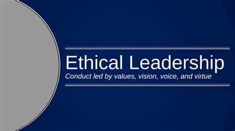 What is Ethical Leadership?
