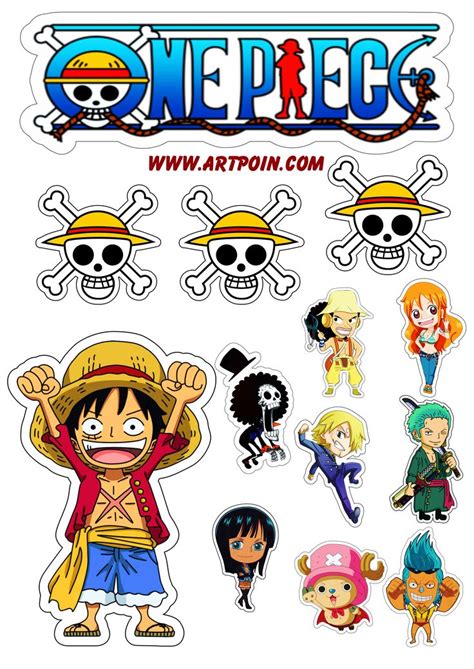 Topo De Bolo Para Imprimir One Piece Anime Cute Chibi Png One Piece