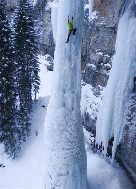 Climbing Frozen Waterfall Ice Climbing Waterfall Pictures Waterfall