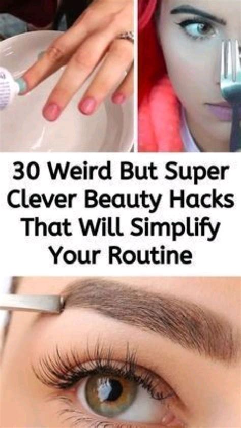 30 Weird But Super Clever Beauty Hacks That Will Simplify Your Routine