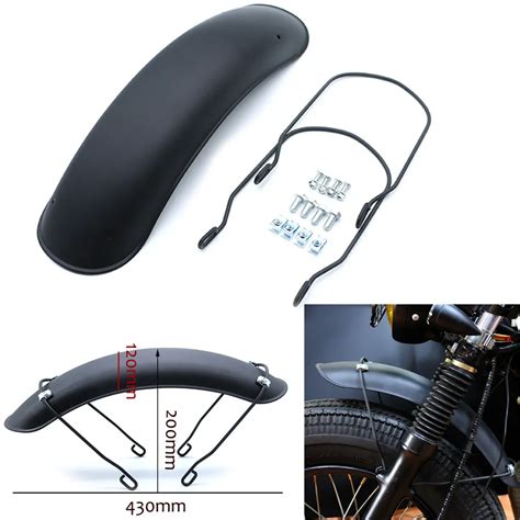 Universal Motocicleta Frente Fender Lama Flap Guard Carenagem Tampa