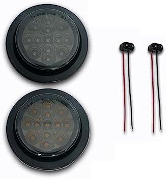 Amazon Aatsol Inch Round Led Trailer Lights Smoked Lens Marker