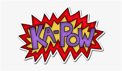 Batman Clipart Bam Ka Pow Graphic Transparent Background Png Image