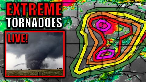 Live Extreme Tornado Coverage With Storm Chasers And The Doppler On